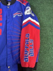 Buffalo Bills G-III Sports by Carl Banks Power Forward Racing Full-Snap Jacket L
