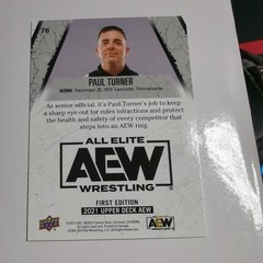 2021 Upper Deck AEW Dynamite Parallel #76 Paul Turner