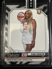 2024 Panini Instant WNBA Sexy DIJONAI CARRINGTON Sun WHITE TIGER # 4/5 Zebra Sky