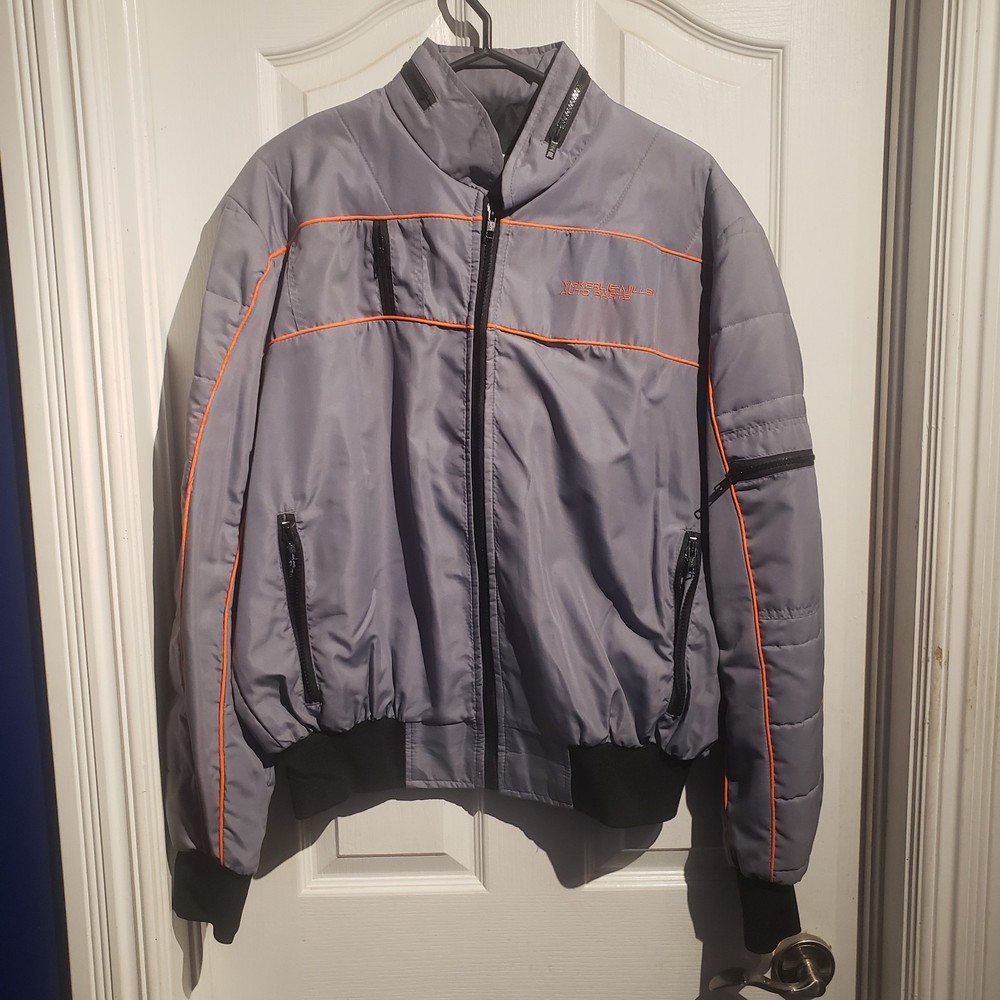 Mckerlie millen auto parts racing jacket Large CASCAR 90&rsquo;s Vintage