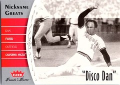 2006 Fleer Greats of the Game #NG-DF Dan Ford Nickname Greats