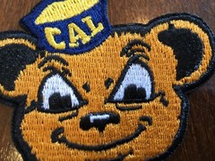 California CAL Golden Bears vintage Embroidered Iron On patch 2.5” X 2”