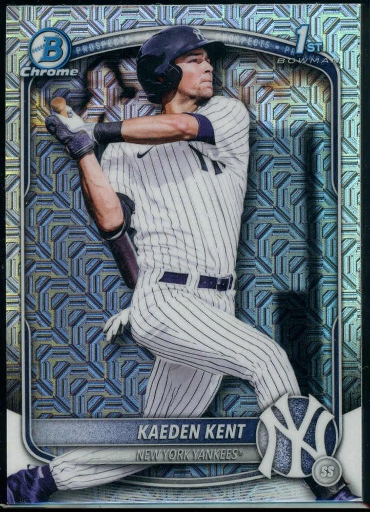 2025 Bowman Draft #BDC-65 Kaeden Kent Chrome Mojo Refractor