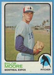 1973 Topps Balor Moore #211 Montreal Expos