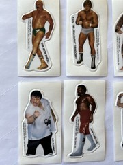 1985 Titan Sports WWF Puffy Stickers Lot of 15 Hulk Hogan Iron Sheik Lou Albano