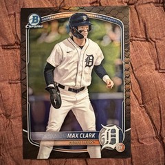 2025 Bowman – Chrome Prospects Max Clark #BCP-24 Reptilian Refractor (RC)