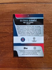 2025-26 Topps Chrome UEFA CC Ousmane Dembele Purple Mini Diamonds # /75 !! 🔥🔥