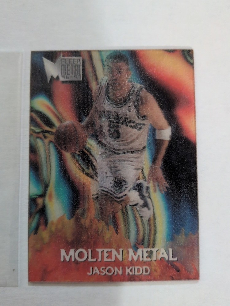 1996-97 Fleer Metal Molten Metal Jason Kidd #6 Insert Dallas Mavericks