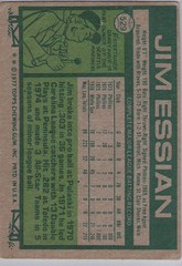 1977 Topps #529 Jim Essian RC, VG -crease