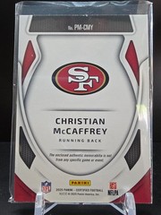 CZ1-618 – 2025 Certified – Pro Materials – Christian McCaffrey #PM-CMY – 25/25