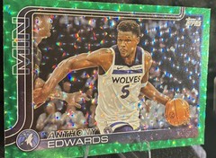 2025-26 Topps – Anthony Edwards #108 Green Rainbow /99