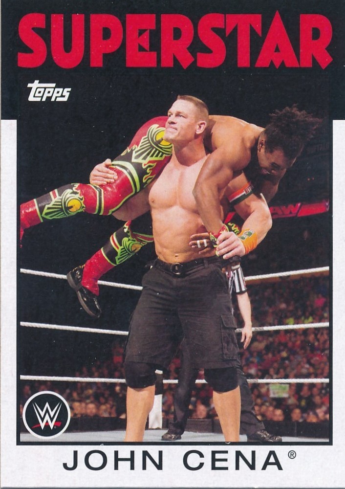 #19 JOHN CENA 2016 Topps WWE Heritage
