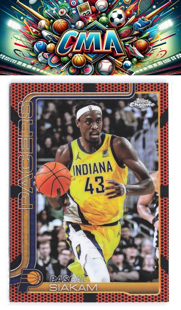 2025-26 Topps Chrome #1 Pascal Siakam Basketball Refractor