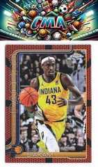 2025-26 Topps Chrome #1 Pascal Siakam Basketball Refractor