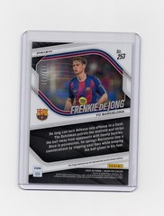 2025-26 Panini Prizm FIFA #253 Frenkie de Jong Blue Prizms #/199