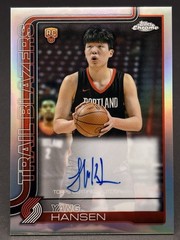 2025-26 Topps Chrome Yang Hansen Rookie REFRACTOR AUTO Autograph #TCAR-YH