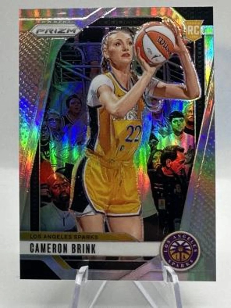 2024 Prizm WNBA CAMERON BRINK Silver Prizm #127 Los Angeles Sparks Rookie Card
