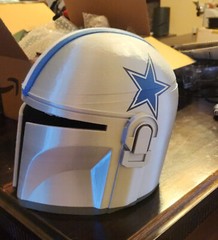 The Mandalorian Dallas Cowboys Helmet
