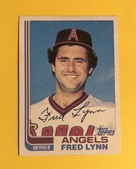 1982 Topps Fred Lynn #251 California Angels