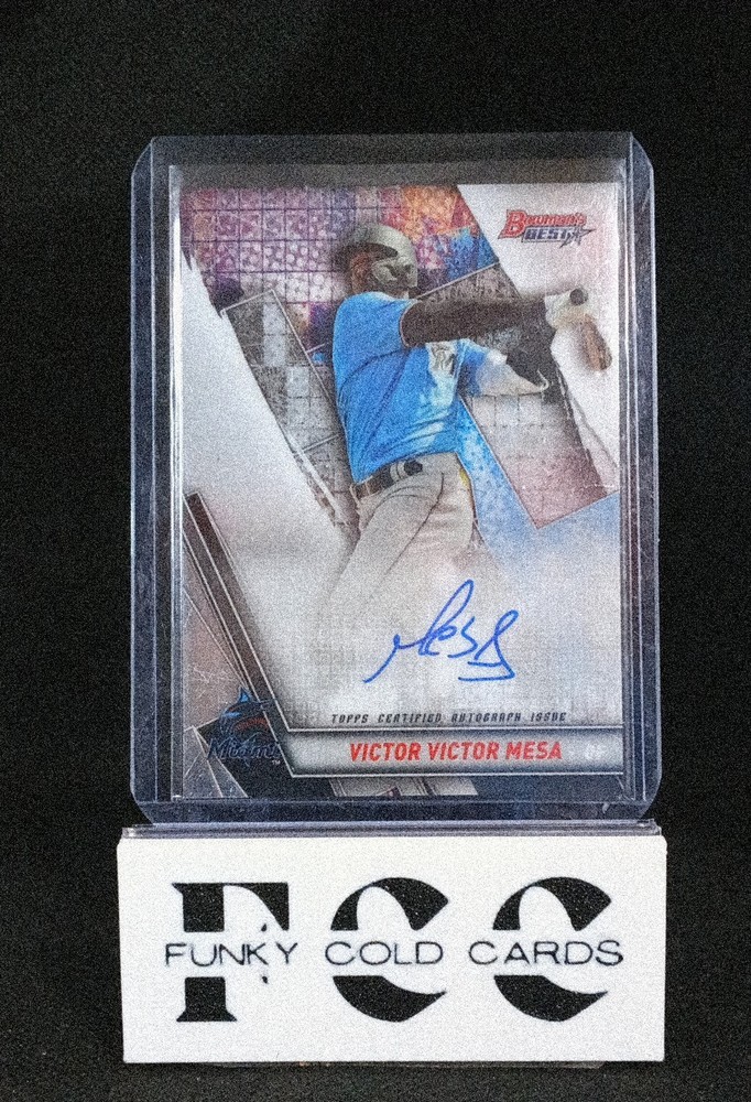 2019 Bowman&rsquo;s Best – Autographs Victor Victor Mesa #B19-VVM (AU, RC)