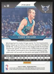 2020-21 Panini Prizm Red Ice Prizms Cody Zeller #68 Charlotte Hornets