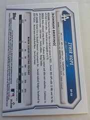 Zyhir Hope 2026 Bowman #BP-86 Blue Pattern Prospects /150