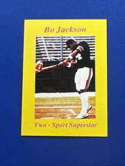 Bo Jackson ~ Promo/Oddball/Broder ~ Late 1980’s ~ Early 90’s🎖️Sharp!🎖️