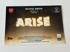 2025-26 Topps Chrome Women&rsquo;s UWCL Case Hit Arise #7 Olivia Smith Rookie