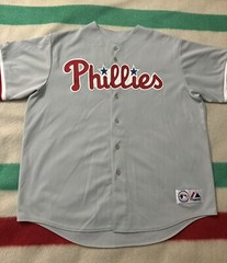 Philadelphia Phillies Ryan Howard #6 Road Gray Grey Jersey 2X XXL 27.5×31.5×33.5