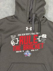 2016 Final Four Hoodie Sweatshirt Mens Medium Gray NCAA Basketball Under Armour