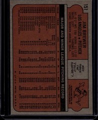 1972 Topps Baseball Set Break #151 Jim Brewer, Ex