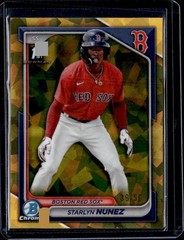 2024 Bowman Chrome Sapphire Edition #BCP-207 Starlyn Nunez Prospects Gold #/50