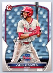 JUSTIN CRAWFORD PHILLIES 2023 BOWMAN DRAFT #BD- 71