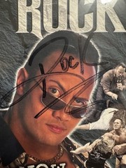 WWE The Rock Signed Dwayne Johnson Autographed VHS Tape WWF Final Boss – JSA LOA