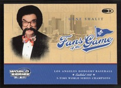 2004 Donruss World Series Gene Shalit Fans of the Game #FG-4 Card