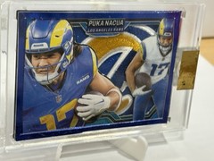 Puka Nacua Custom novelty art Handmade Los Angeles Rams Patch CARD