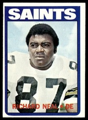 1972 Topps Football Richard Neal RC New Orleans Saints #87 Card NM