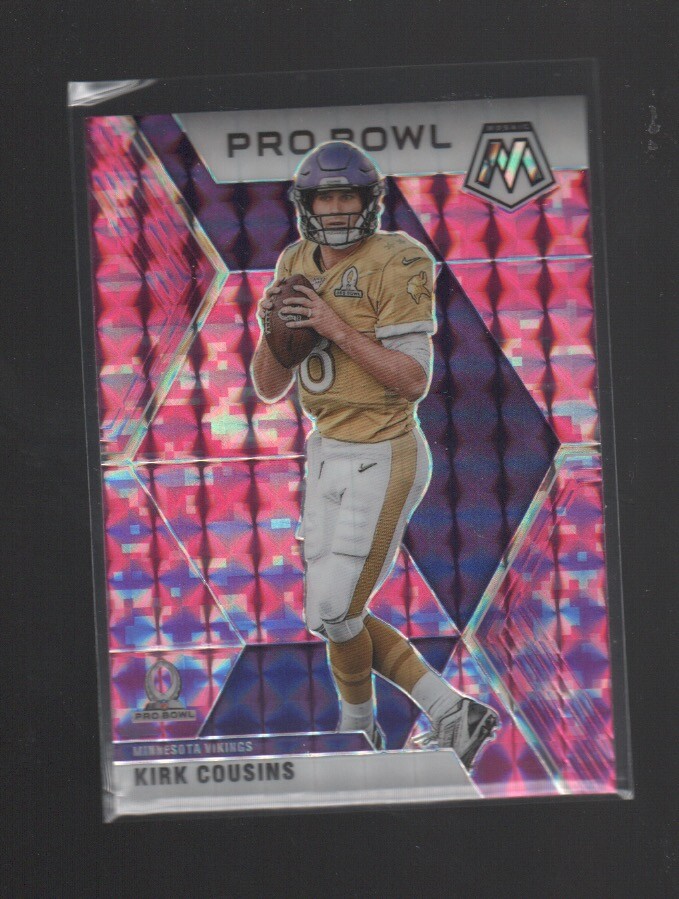 KIRK COUSINS 2020 PANINI MOSAIC PINK CAMO PRIZMS CARD #253