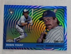 2025 Chrome Platinum Robin Yount Blue Vibrations Refractor /150 #486 Color Match