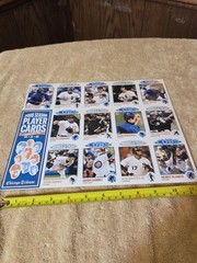 Chicago Tribune 2008 Player Cards Set #1-3-4 Uncut Sheets Cubs/White Sox