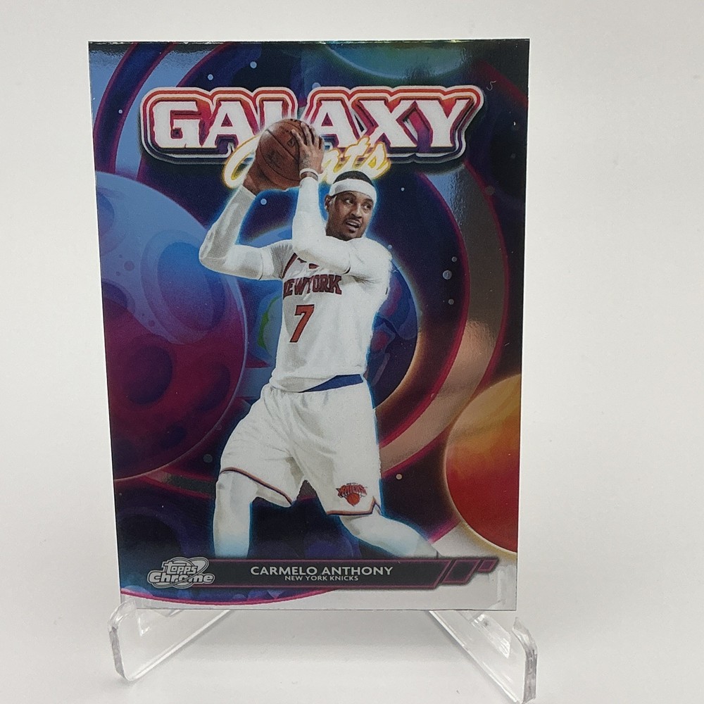 2025-26 Topps Cosmic Chrome – Carmelo Anthony #GG-11 Galaxy Greats Refractor