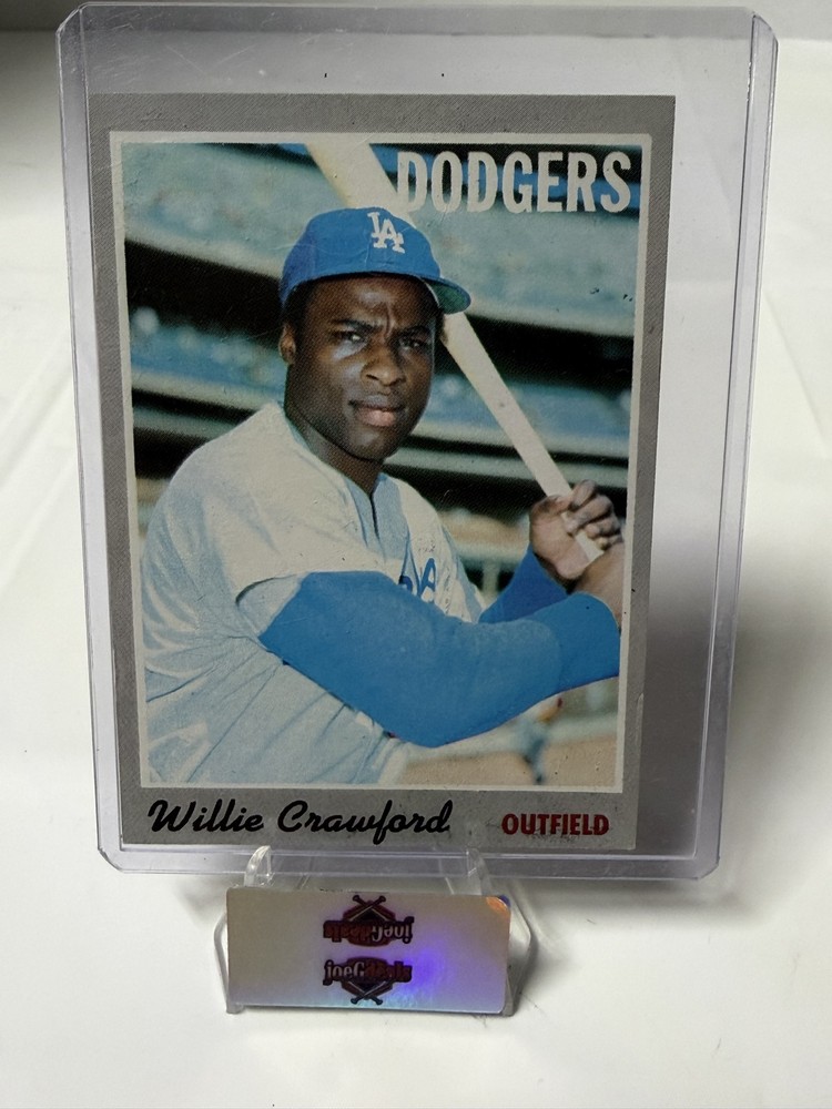 1970 Topps – Willie Crawford #34 Dodgers