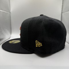 New Era 59Fifty Chicago Cubs Rare Black Hemp Fitted Hat Size 7 1/8 New