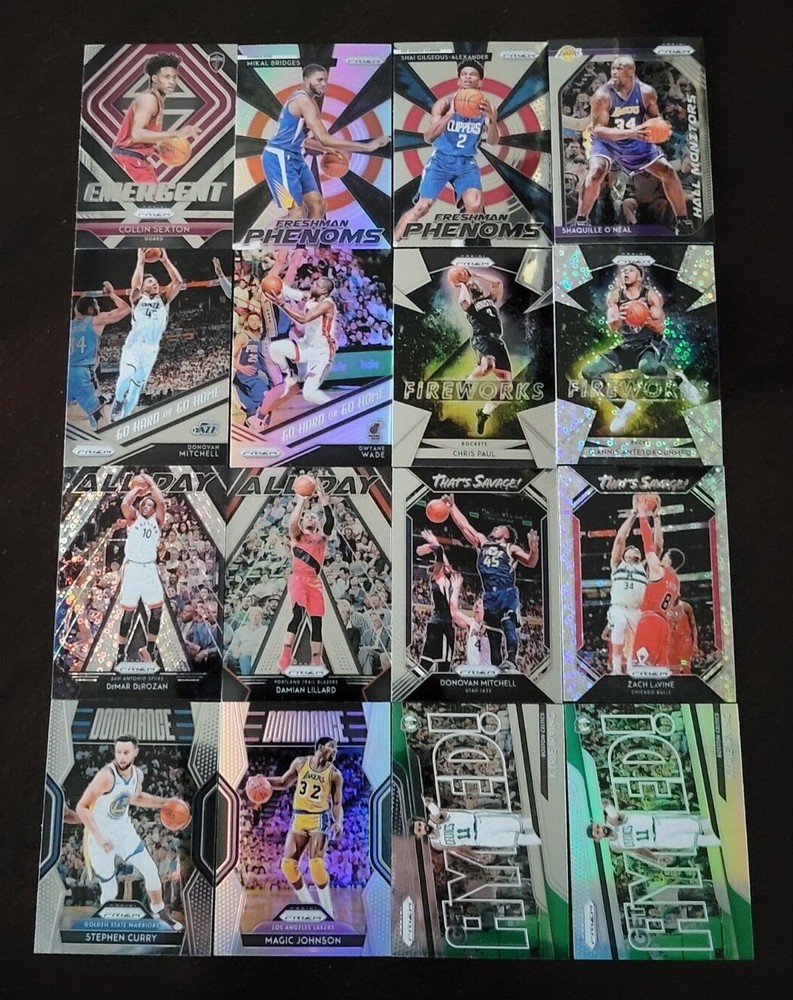 2018-19 Prizm Basketball INSERTS with Green and Silver Prizms You Pick the Card