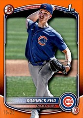 2025 Bowman Draft #BD-53 Dominick Reid Orange Border #/25