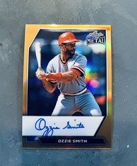 2026 Leaf Metal Ozzie Smith #OC-OS1 Super Prismatic Gold Auto 1/1