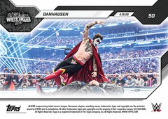 2026 Topps Now WWE WrestleMania Vegas DANHAUSEN Five-Knuckle Shuffle #50 PR:3759