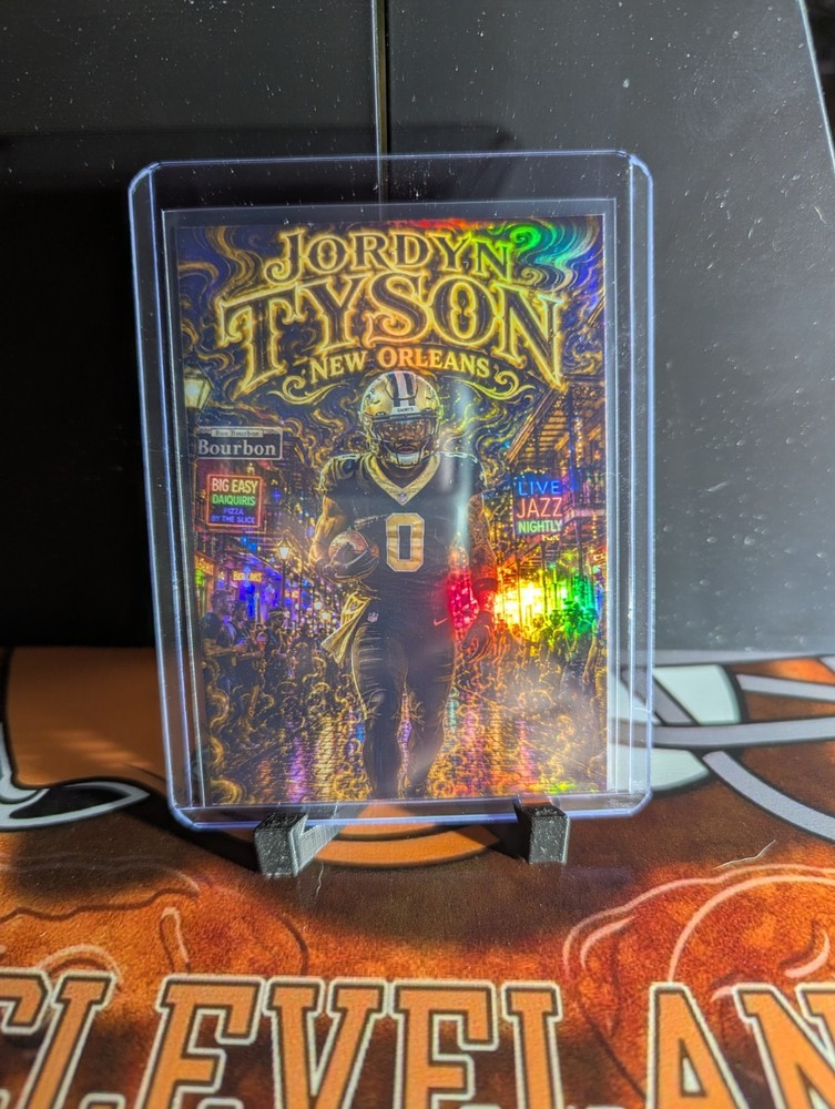 Jordyn Tyson Custom Art Trading Card – Fan Made Collectible