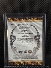 2026 Topps Chrome WWE The Rock #RDL-23 Diamond Legacy Gold Refractor 04/50