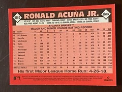 ⚾ 2021 Topps Chrome Baseball 1986 Retro Insert #86BC-3 Ronald ACUNA, Jr. ⚾